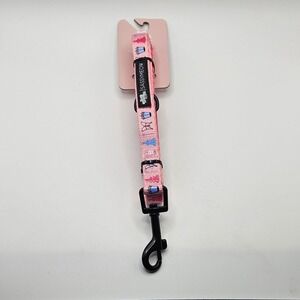 Sassy Meow Wizard of Oz Wicked Glinda Pink Fabric‎ Pet Cat Leash 6 foot
